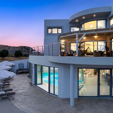 Villa Zafira - Seaview Manor With Heated Pool Kallithéa Kültér fotó