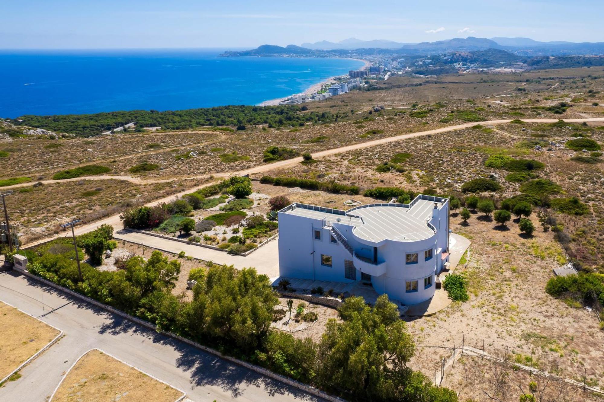 Villa Zafira - Seaview Manor With Heated Pool Kallithéa Kültér fotó
